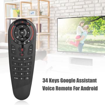 G30 2.4G Wireless Voice Fly Air Mouse Keyboard IR learning Gyro Motion Sensing Smart Remote Control for Game android tv box PC