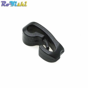 Outdoor External Strapping Plastic Rope Hook Rope Buckle Black