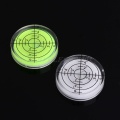 1pcs 32*7MM White Green Color Bull seye Bubble level Round Level Bubble Accessories for Measuring Instrument Drop Shipping