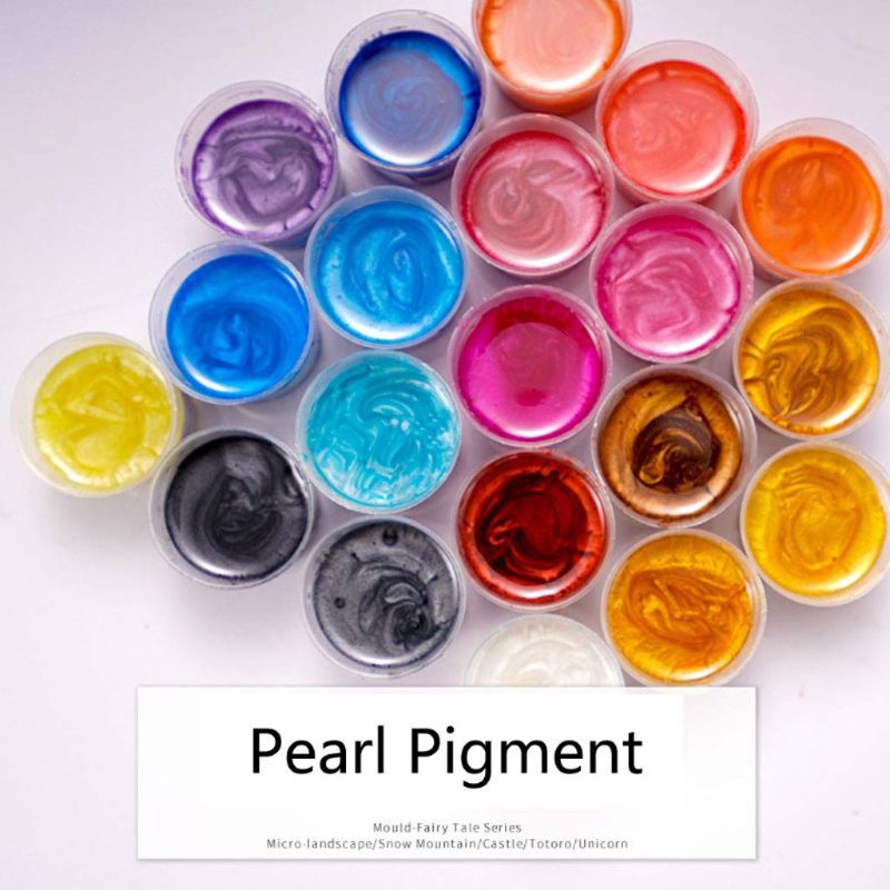 60Pcs Resin Casting Mold Glitters Sequains Mica Pearl Pigment Large Kit Makeup Jewelry