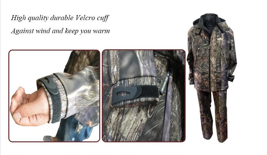 Hunting clothes Waterproof ,Camouflage BIONIC OUTDOOR,CLIMBING FISHING Set Military Jacket + Pants
