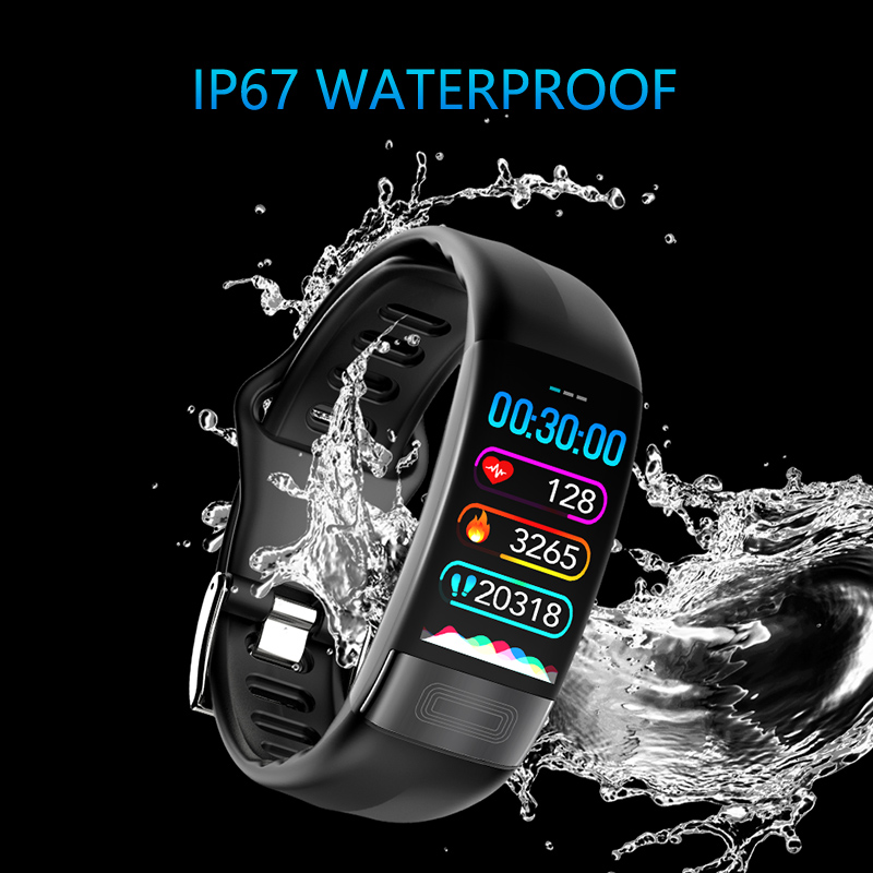 MKS Smartband Blood Pressure Smart Band Heart Rate Monitor PPG ECG Smart Bracelet Activity Fitness Tracker Electronics Wristband