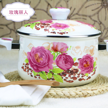 Enameled Pot for Soup Stock Pots Cookware Kitchen Pot Ceramic Cooking Pot Cooker Casserole