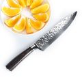 Forged Chef Kitchen Knife Hammer Non-stick Blade Slicer Knife 7Cr17 High Hardness Cooking Cutter Color Wood Handle Knife Box