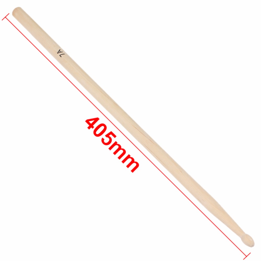 1 Pair of 7A Professional Maple Wood Drumsticks Stick for Drum Set Lightweight Wholesale