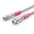 QED Signature OCC Copper Silver Plated Audio Hifi XLR Audio Cable Balance Audio Video Cable Single Wire