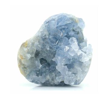 1pcs Natural Blue Crystal Cave Quartz Celestite Crystal Specimen Cluster Specimen Healing Blue Crystal Cave