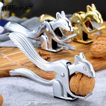 Stainless Steel Squirrel-shaped Nutcracker Walnut Cracker Pliers Nut Clips For Pecans Hazelnut Almonds Walnuts And Brazil Nuts