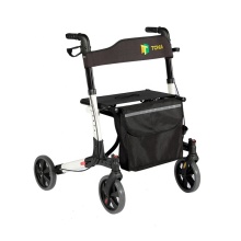 Four Wheels Rollator With Seat And Backrest