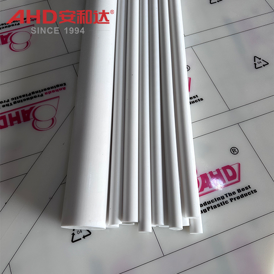 natural ptfe solid rod3