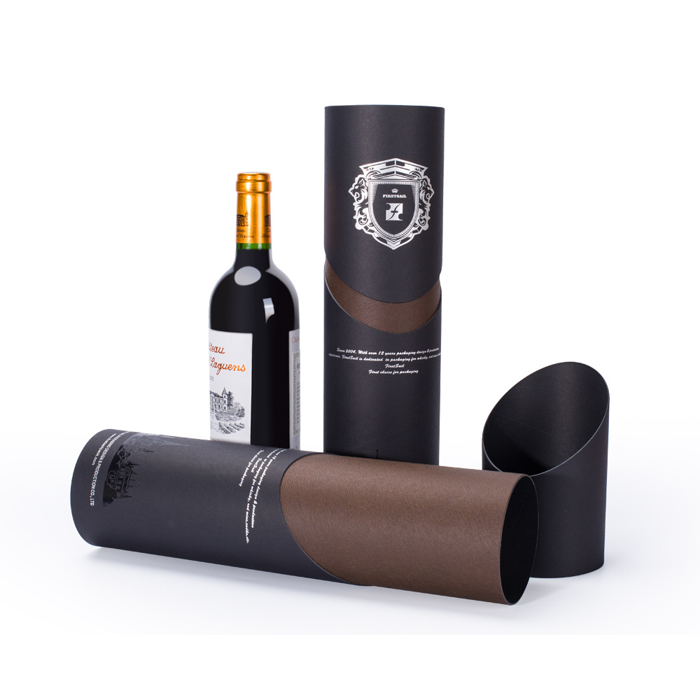 Round Wine Box 