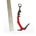 New Movie Tomb Raider Keychain Laura Pickaxe Ice Axe Red Metal Keyring Holder Men Chaveiro Car llaveros Souvenir