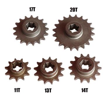 Motorcycle Front Gear Box Sprocket T8F 11 13 14 17 20T Pinion For 47cc 49cc Minimoto Mini Dirt Pit Bike Moped Scooter
