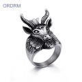 Custom Design Your Own Goat Head Ring Online