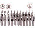 High Quality 22PCS 304 Stainless Steel Tattoo Tips Kit Tattoo Nozzle Tips Mix Set For Tattoo Needles Accessories Free Shipping