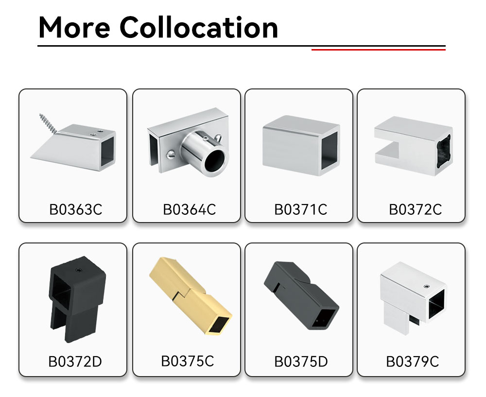 Shower Support Bar Brackets