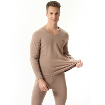 Long Johns Mens Plus Size 7XL Thermal Underwear Suit Long Underwear Cotton Thermals Winter Warm Clothes for Men Striped Solid