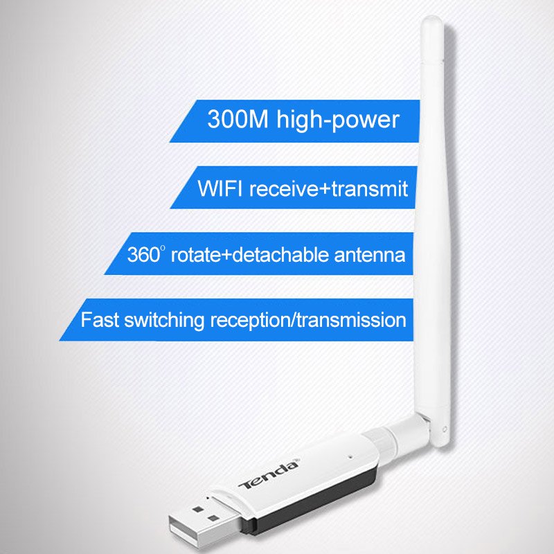Tenda U1 300Mbps wireless USB WiFi adapter/Utral-Fast External wireless wi-fi receiver/Portable network card/Highly compatible