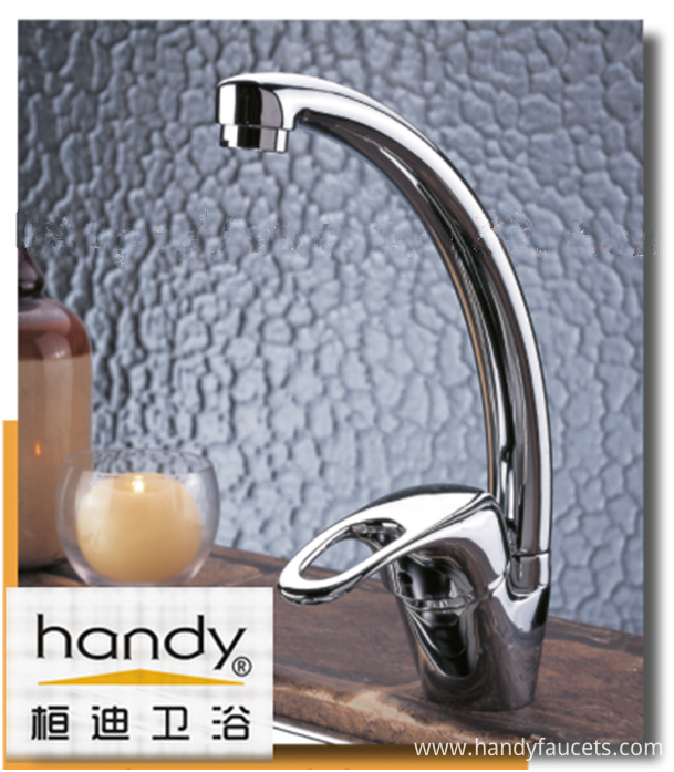 singel cold sink faucet brass chrome finsh deck mounted faucet 