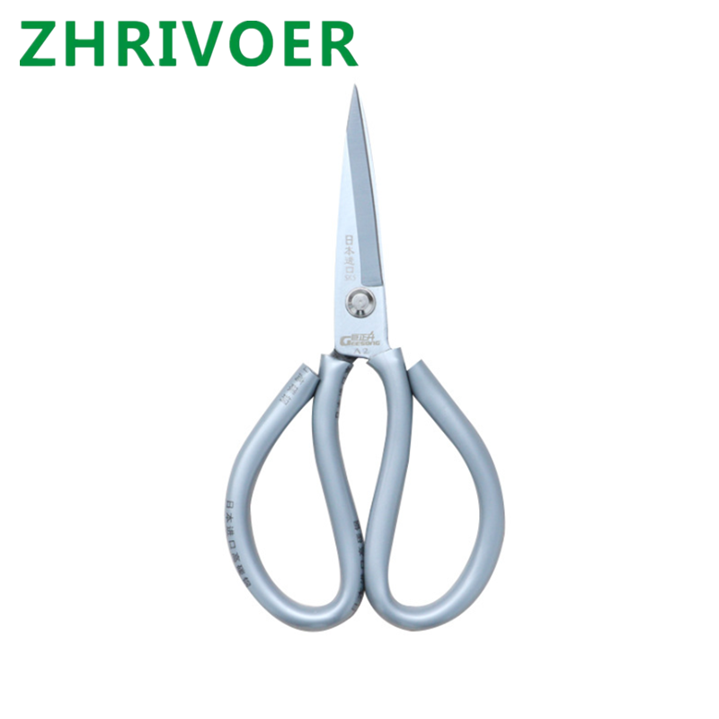 SK5 steel powerful industrial iron sheet scissors household and civil pointed scissors leather tailoring cloth scissors A2