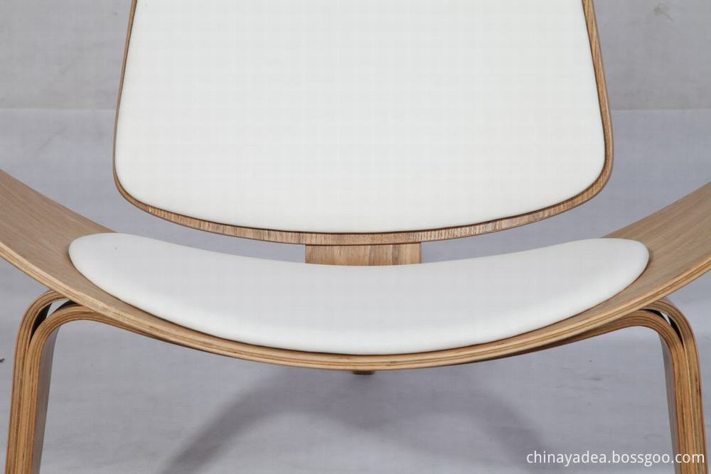 Plywood Shell Chair Leather