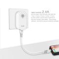 1PC Multi-function Smart Charger Adapter 12W 2.4A 2 USB Safety Timer Charger Fast Charger 100-240V input UK Plug/US Plug/EU Plug
