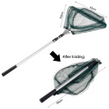 150cm Retractable Fishing Net Aluminum Telescoping Foldable Landing Net Pole Folding Landing Boat Fishing Net for Fly Fishing