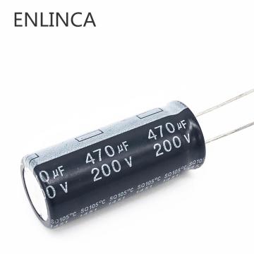 20pcs/lot 200v 470UF 200v 470UF aluminum electrolytic capacitor size 18*40 20%