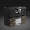 Stereo Wooden Subwoofer Bluetooth Speaker FM Radio Portable Mp3 Play Super B Loudspeaker Computer Column Black