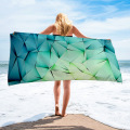 Microfine Microfiber Beach Towel Large Gym Sport Swimming Pool Towel Women 80x160 Big Yoga Mat Fashion Summer Surf Robe Blanket