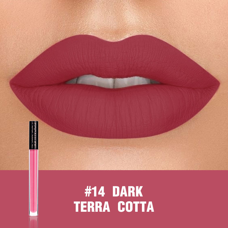 FOCALLURE Matte Liquid Lipstick ultra Matte Lip Tint Sexy Pigment Waterproof Batom Tint Nude lip stick Kiss-proof Lips Make up