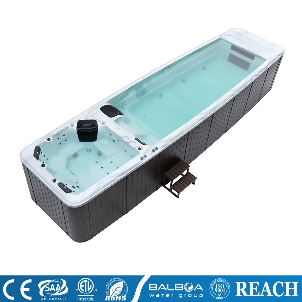 8.8 Meter Dual Swim Spa with a Hot Tub Villa Piscina Pool M-3500A