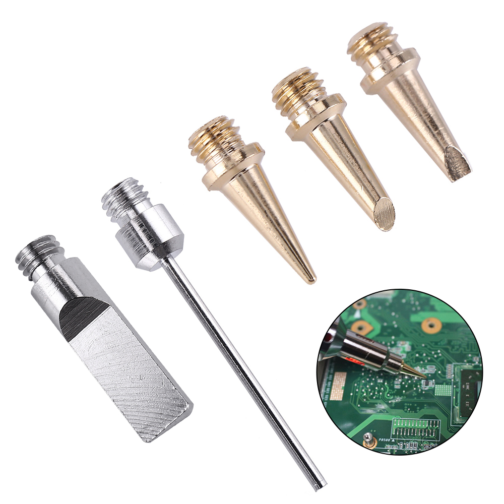 Self-Ignition 5pcs Gas Soldering Iron Cordless Welding Torch Kit Tool HS-1115K Ignition Butane Soldering Iron tip Accessories