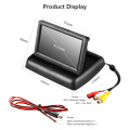 Jansite 4.3 inch Foldable Car Monitor TFT LCD Display Cameras Reverse Camera Parking System for Car Rearview Monitors NTSC PAL