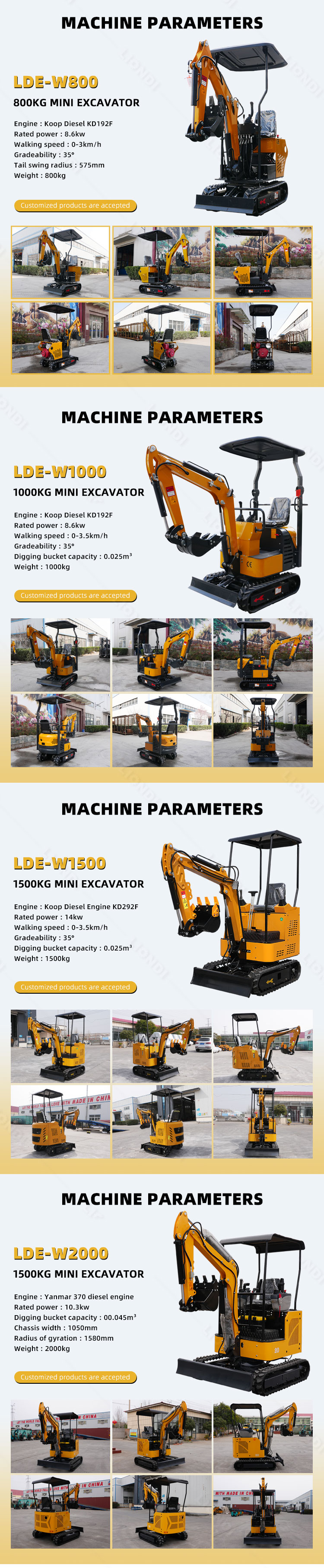 Mini Crawler Excavator