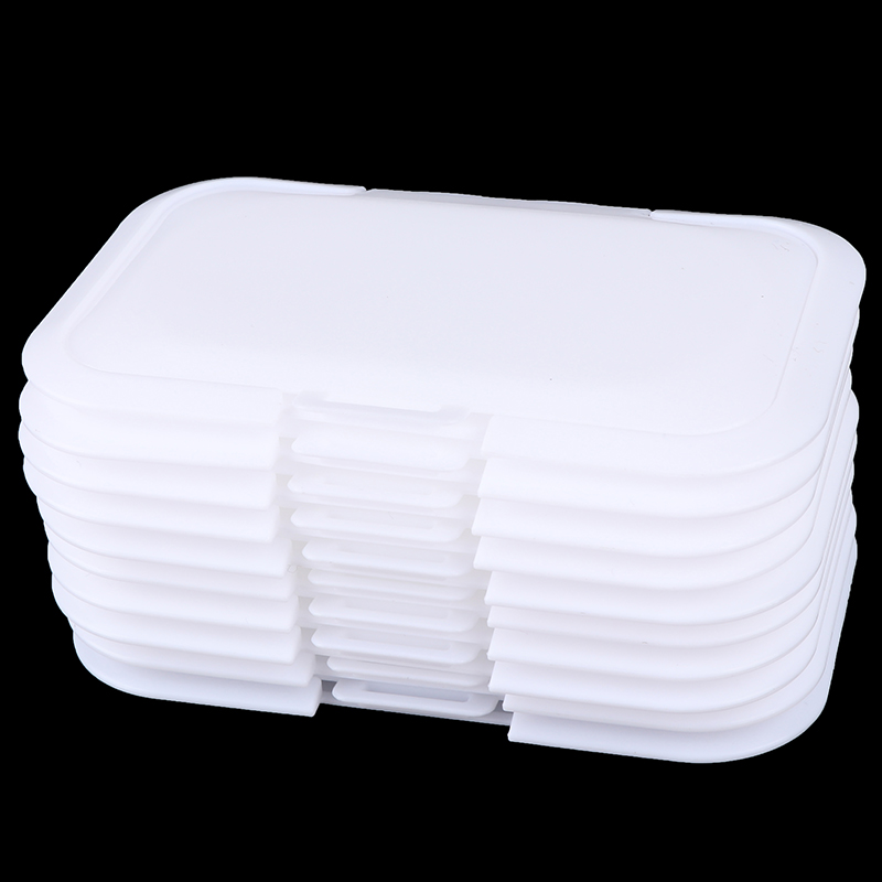 1/5/10pc Reusable Baby Wipes Lid Baby Wet Wipes Cover Portable Child Wet Tissues Box Lid Mobile Wipes Wet Paper Lid Useful