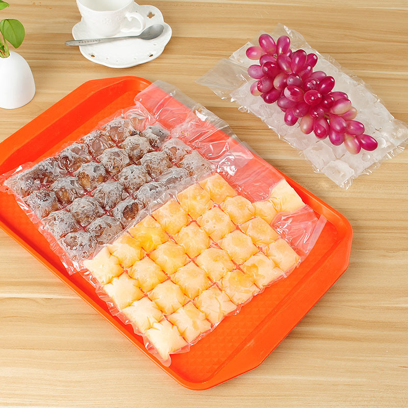 10 Pcs Disposable Ice Cube Bags Mold Tray Freezing Maker Self-Sealing Ice-making Bag Cream Popsicle Mold Helados Drinking Tools