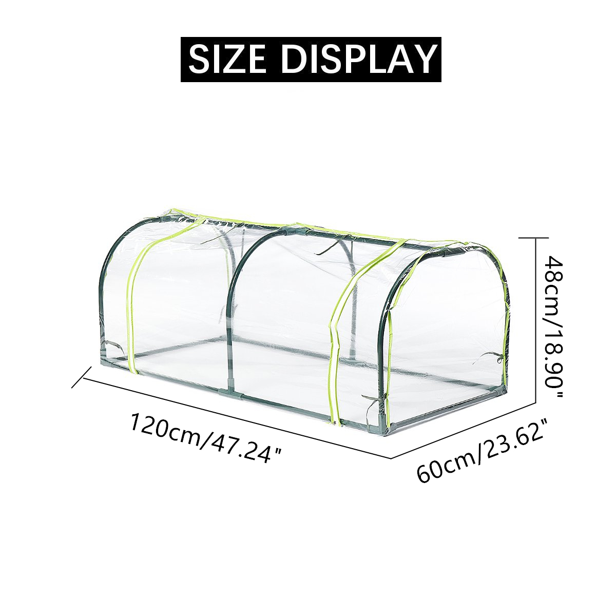 Outdoor Mini Greenhouse Tunnel Flowers Plants Gardening Winter Shelter Rainproof Sun Shade Garden Greenhouses Canopy Kit Awning