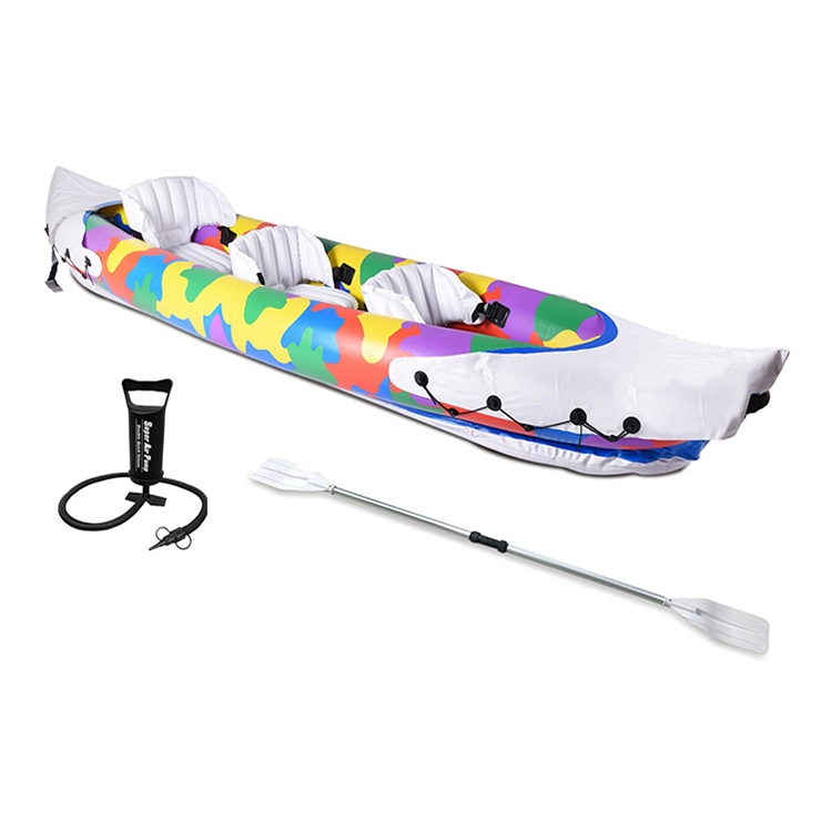 New Arrival Luxury Customized Pvc Inflatable Kayak 3 Person 8