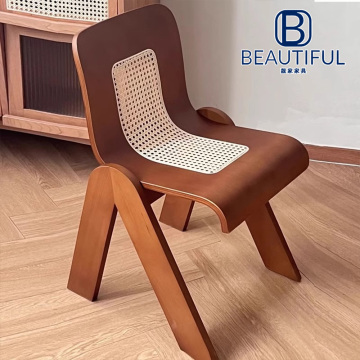 Liangjia rubber wood V-chair