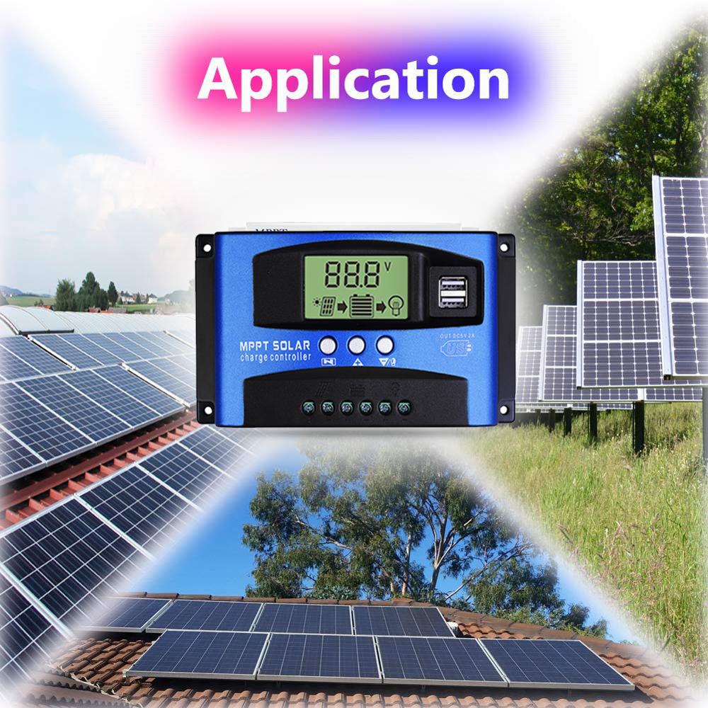 MPPT Solar Charge Controller 12V 24V 36V 48V 60V 30A 40A 50A 60A 100A Solar Regulator Solar Light solar charger controller
