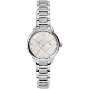 BU10108 British Classic Check Dial Quartz Watch Stainless Steel Unisex Business Wristwatch OEM Wholesale