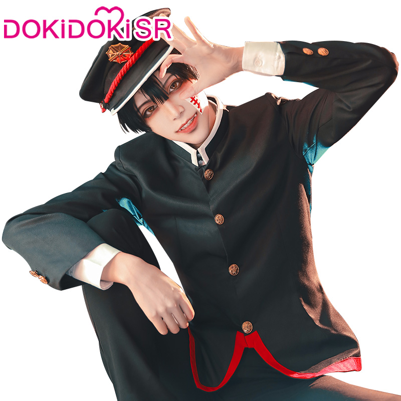 DokiDoki-SR Anime Jibaku Shounen Hanako-kun Cosplay Toilet Bound Hanako-Kun Cosplay Men Costume Halooween Anime Costume