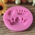 3D Silicone Crown Shaped Baking Mold Fondant Cake Tool Chocolate Candy Cookies Pastry Soap Moulds D040