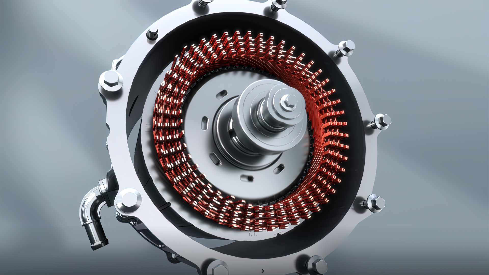flat-wire motor
