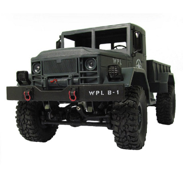 WPL B-14 RC Truck Remote Control 4 Wheel Drive Climbing Off-Road Vehicle Toy 2.4G Army Toys Car Shape with Head Lighting DIY KIT