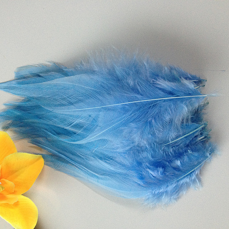 Hot! Sell high quality Light blue 20pcs / lot pheasant feather, 4-6 "/ 10-15cmDIY Jewelry Accessories