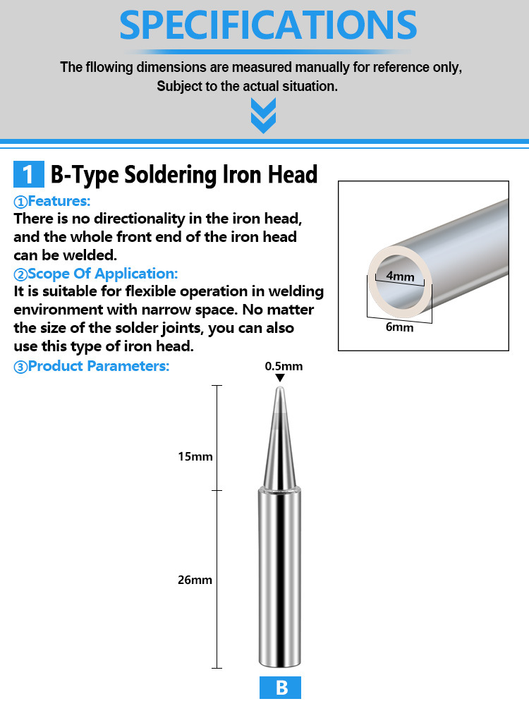 17pcs Pure Copper 900M-T Series Soldering Iron Tip Welding Tip Solder Iron Tip Lead-free Solder Tips Welding Head Soldering Tool