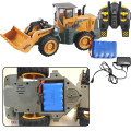 Remote controlled car furious 1:8 RC Excavator Shovel Remote Control Construction Bulldozer Truck Toy Light fast D300305
