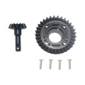 accessories Hard Steel Front Differential Ring Gear And Pinion Gear Set For 1/7 Traxxas UDR Z619